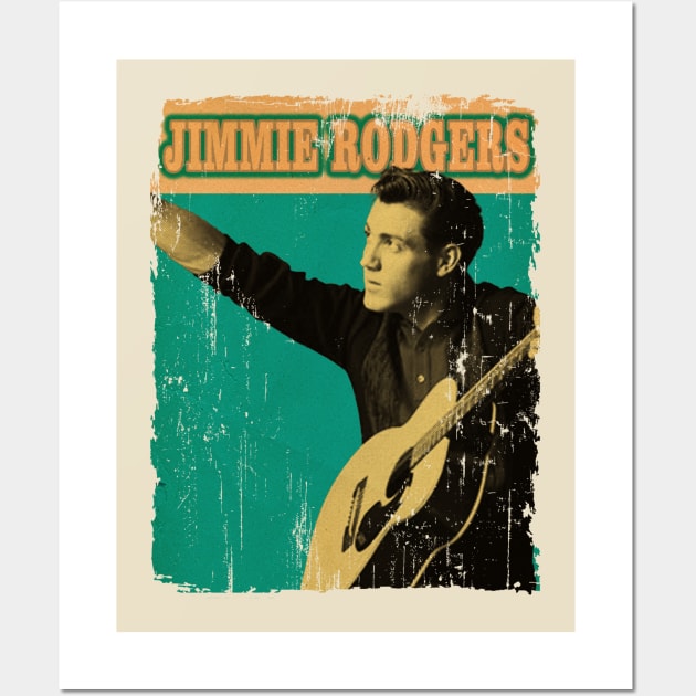 art drawing The Jimmie Rodgers Wall Art by freshtext Apparel10